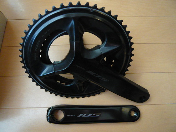 ★期間限定★ SHIMANO シマノ 105 FC-R7100 165mm 52/36T 12S クランク・チェーンリング・セット