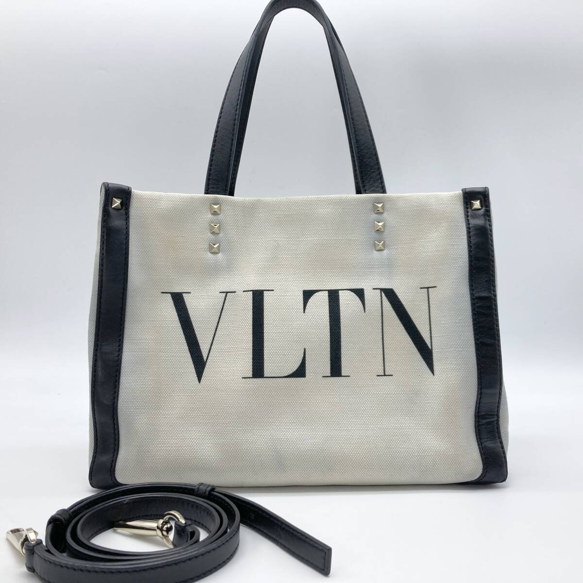 VALENTINO ヴァレンティノ トートバッグ ロックスタッズ 2WAY