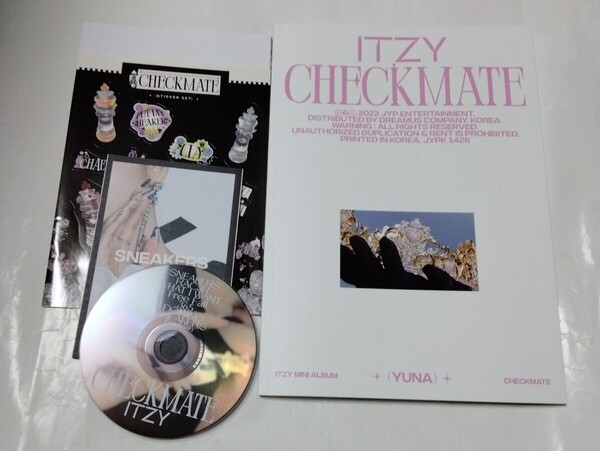 送料込み ITZY イッチ CD ミニアルバム ☆CHECKMATE☆ (YUNA) 韓国盤 MINI ALBUM ユナ K-POP