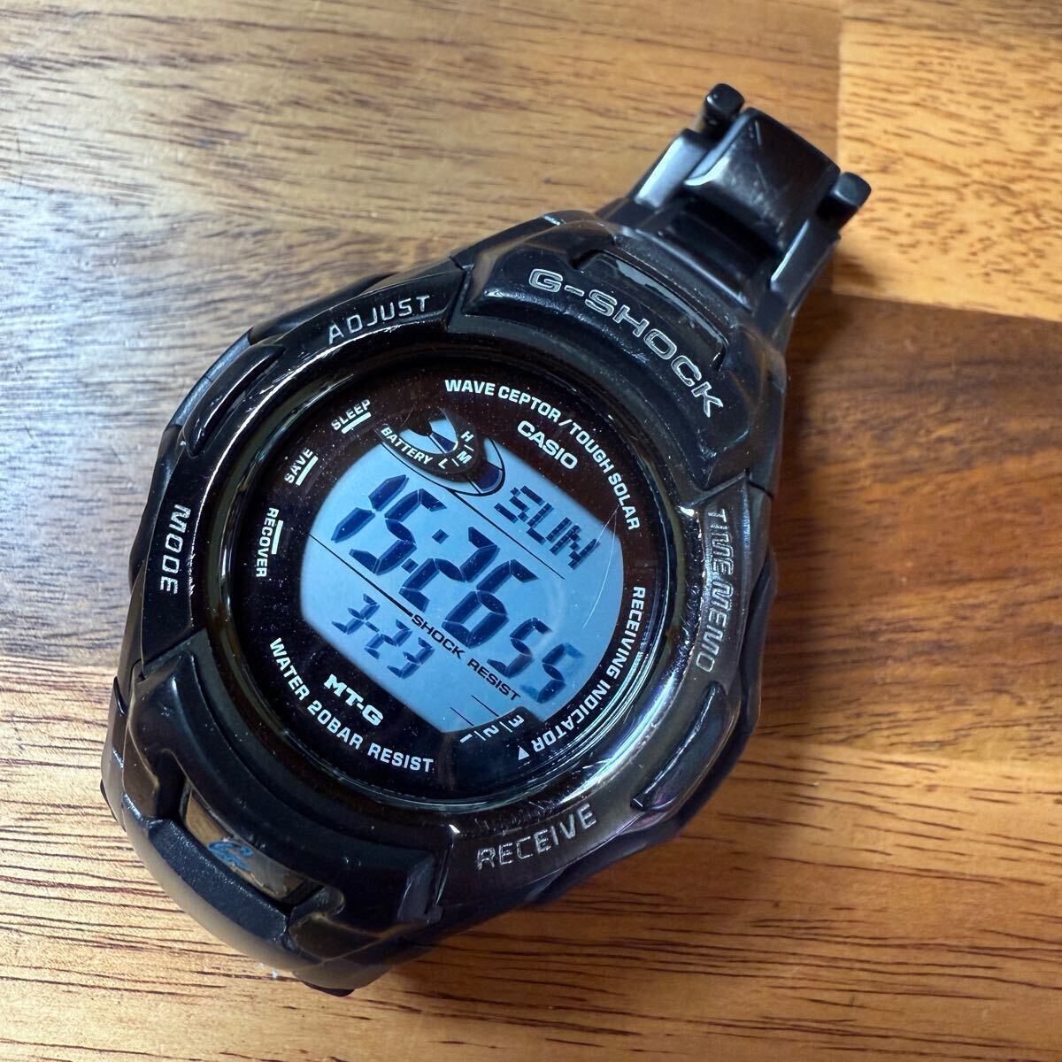 カシオ 時計 □ MTG-910DJ G-SHOCK ブラックフォース ブラック