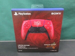 PS5用 DualSense ワイヤレスコントローラー モンスターハンターワイルズ リミテッドエディション 未開封品 ③-2