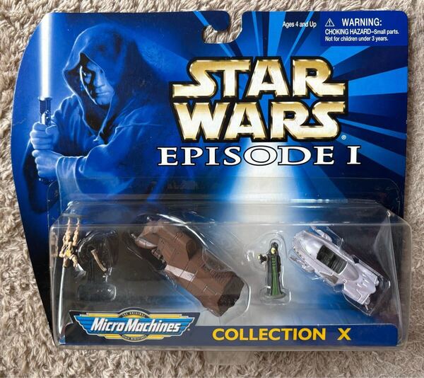 送料無料 STAR WARS EPISODEⅠスターウォーズ エピソード1 マイクロマシーン ビークル/フィギュアコレクションコレクション10 COLLECTIONⅩ