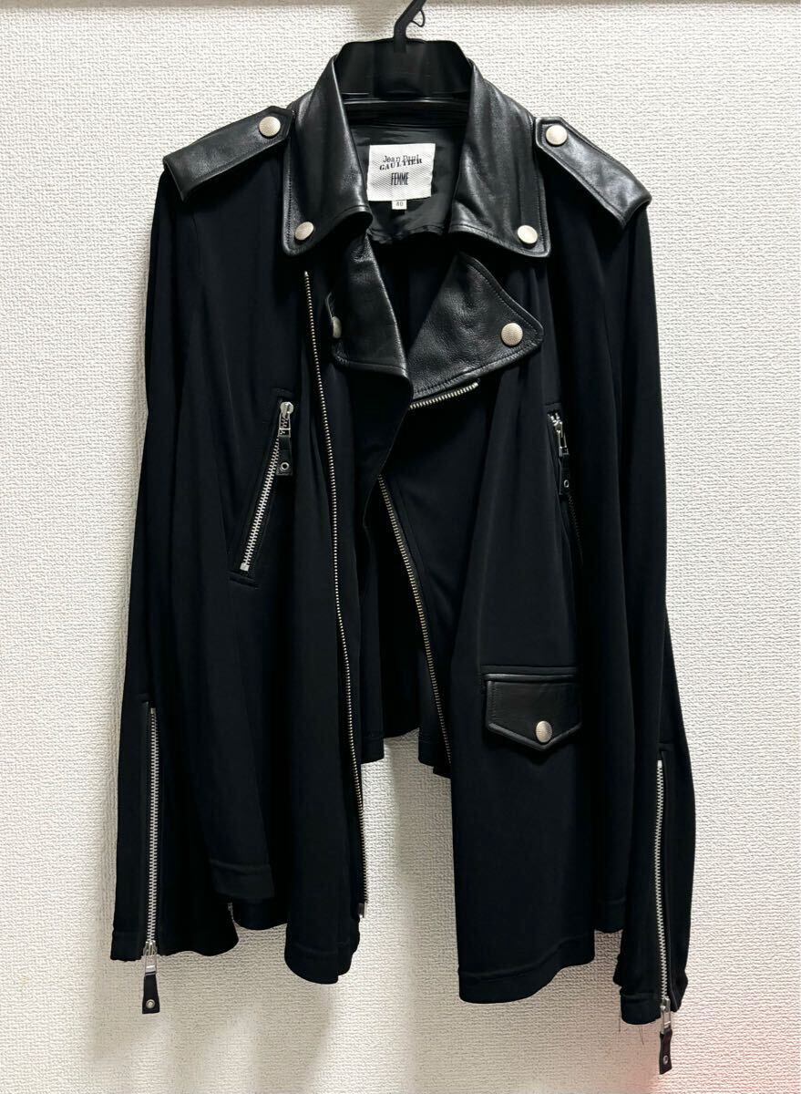 Yahoo!オークション -「レザー ジャケット」(ジャンポール Yahoo!オークション -「レザー ジャケット」(ジャンポール