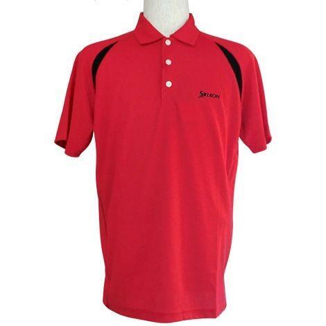  Dunlop Srixon SRIXON Golf мужской одежда . вода скорость . рубашка-поло с коротким рукавом 50%OFF красный (LL)9141073