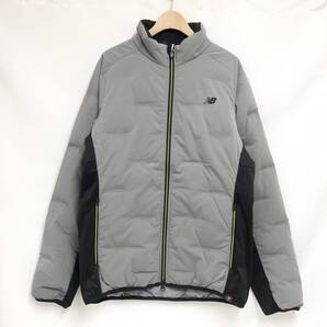 ○★新品未使用 NEW BALANCE GOLF(ニューバランスゴルフ)ライトダウンブルゾン 4(Mサイズ相当) グレー★○