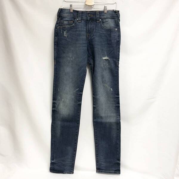 ○★新品未使用 TRUE RELIGION(トゥルーレリジョン) ROCCO NF SN デニム 30 ブルー系★○
