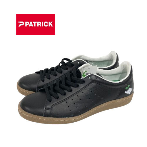 ○★新品未使用 PATRICK (パトリック) ミッキーパンチ レザー ブラック 24.5cm★○
