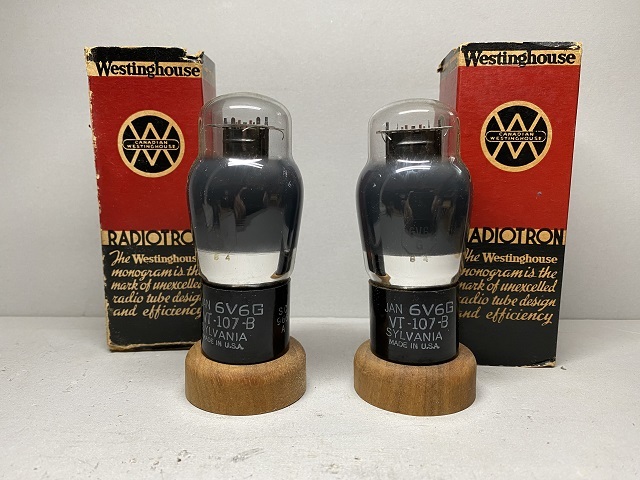 MARCONI 6V6G 真空管 4本セット カナダ製未使用新品同様 Yahoo!オークション -「6v6g 真空管」の落札相場・落札価格