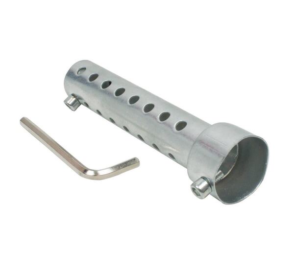 バイクマフラー 消音器 1本(ロング/35mm/1本) バッフル インナー サイレンサー 取付部直径35mm 六角レンチ付き