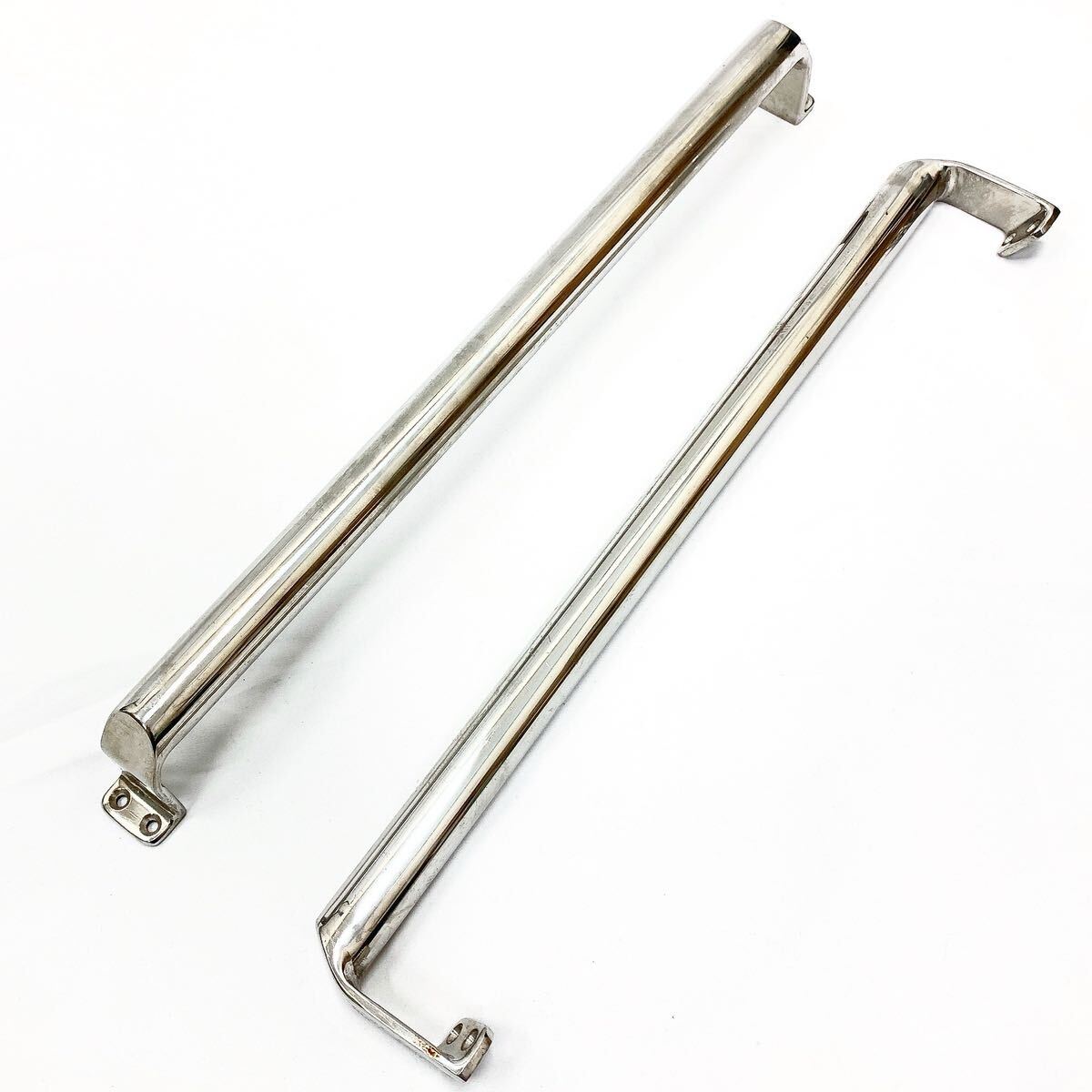 手すり 車両パーツ 約70㎝ 2点セット 予備品 保管品 旧国鉄 電車 鉄道 グ 手すり 車両パーツ 約70㎝ 2点セット 予備品 保管品 旧国鉄 電車