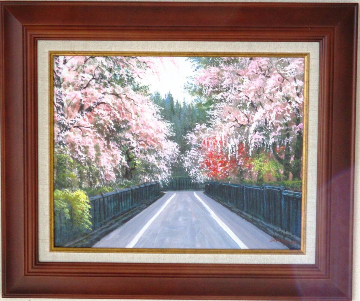 2025年最新】Yahoo!オークション -風景画 油絵 桜の中古品・新品