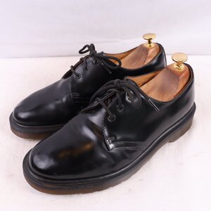 Dr. Martens UK7/25.5cm-26.0cm/3 отверстий сапоги черный чёрный мужской женский dr.martens б/у б/у одежда dm4110