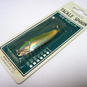タックルスプーン【約65mm10g】シルバー純銀緑=アユ《TACKLE HOUSE》タックルハウス TACKLE SPOON_トラウトルアー本流湖サクラサツキマス
