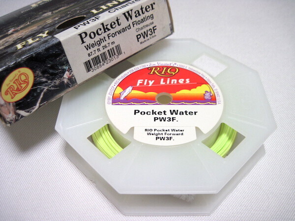 ◎PW-3-F《RIO》ポケットウォーター【PW3F/WF3F】チャートリュース_リオフライライン Pocket Water Fly Line ライトウエイトシューティング