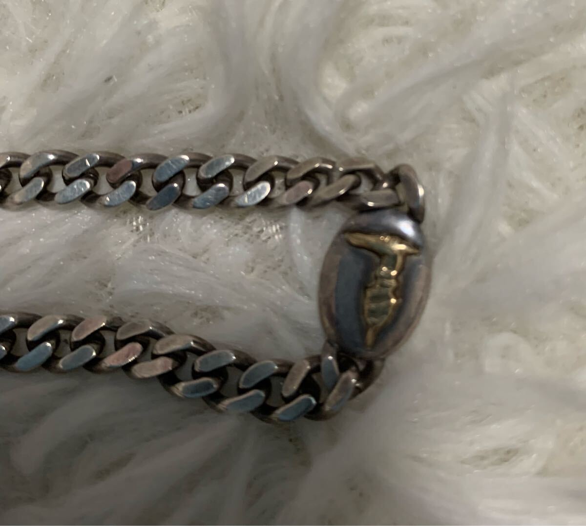 TRUSSARDI トラサルディ　ブレスレット　シルバー 925 18金　K18 TRUSSARDI トラサルディ ブレスレット シルバー 925 18金 K18