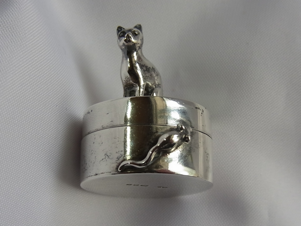 2025年最新】Yahoo!オークション -猫 置物(銀製)の中古品・新品