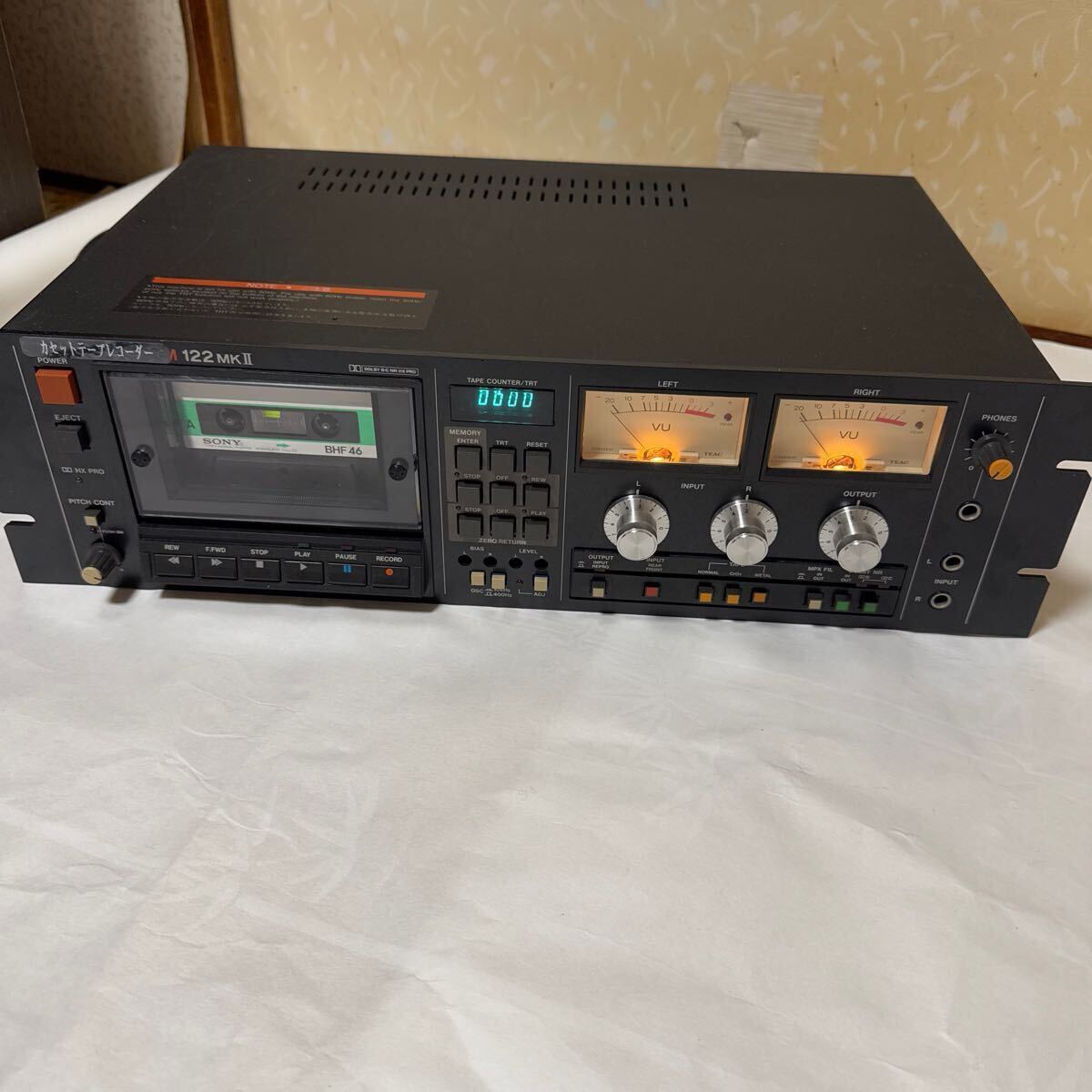 Yahoo!オークション -「tascam 122」(カセットデッキ Yahoo!オークション -「tascam 122」(カセットデッキ