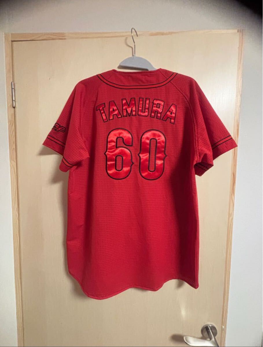 田村俊介ユニフォームLサイズ　ビジター 田村俊介 広島カープ レプリカユニフォーム Lサイズ ミズノ製