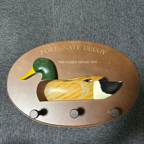 90s 木製ハンガー カモ 鴨 古着 アンティーク ビンテージ vintage レトロ 昭和 動物 鳥