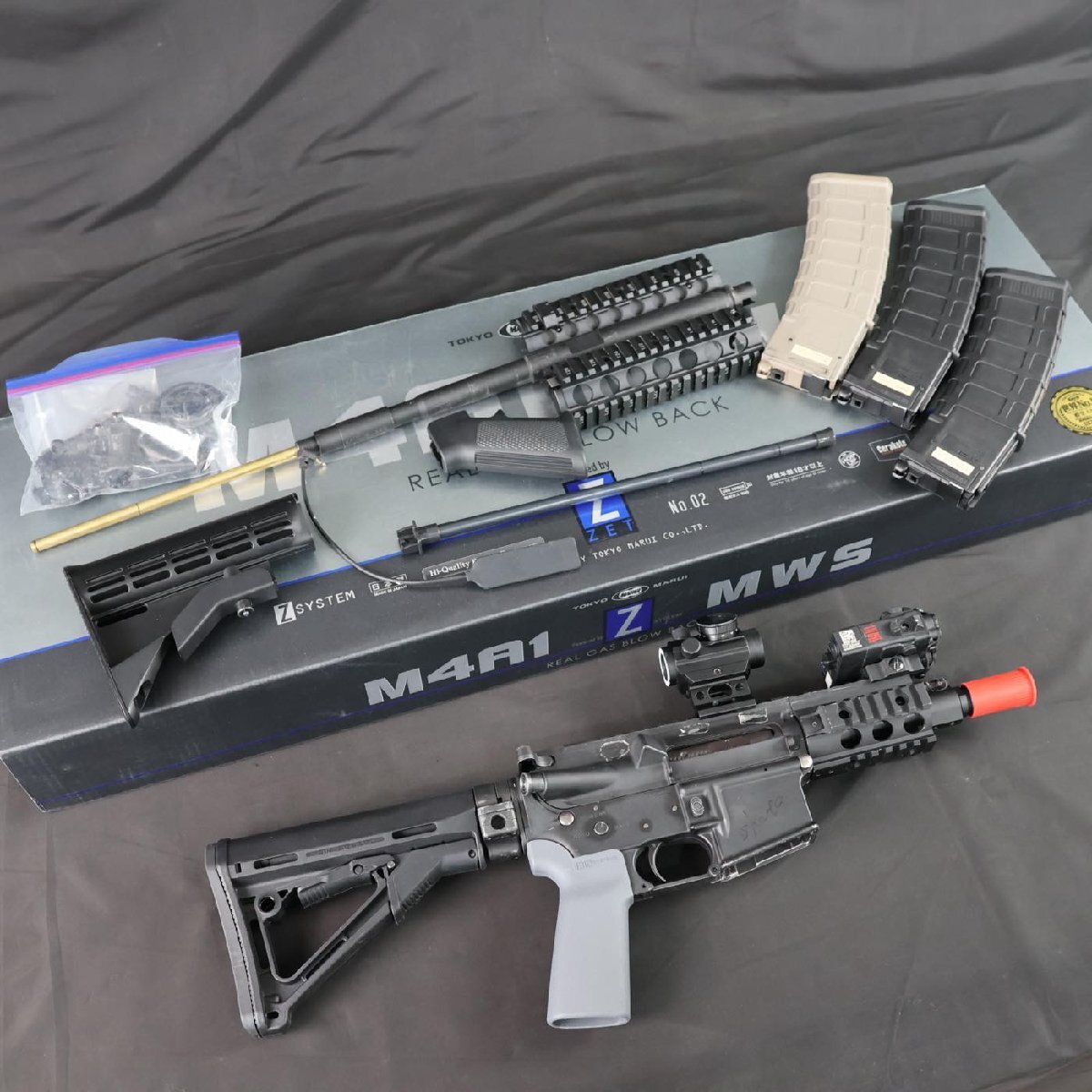 Yahoo!オークション -「マルイ m4 mws カスタム」の落札相場