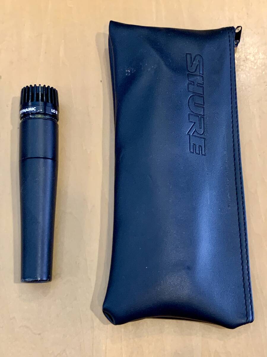 USED) SHURE SM57 ダイナミックマイク マイク&ホルダー、ケース