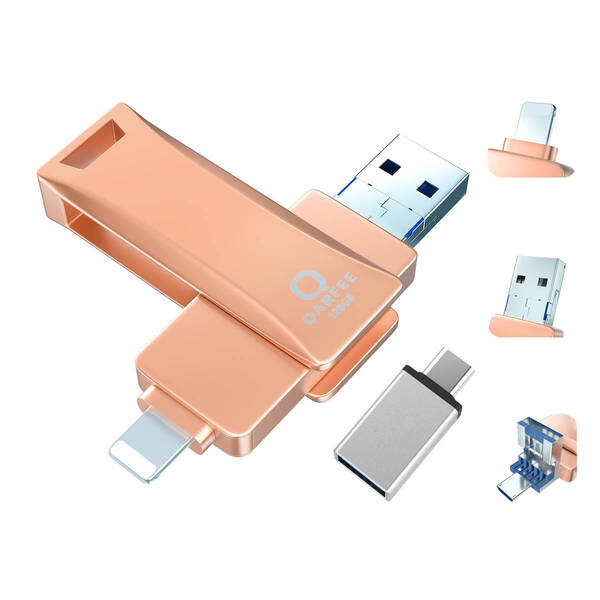 128GB4in1 iPhone usbメモリー ipad 対応Android PC