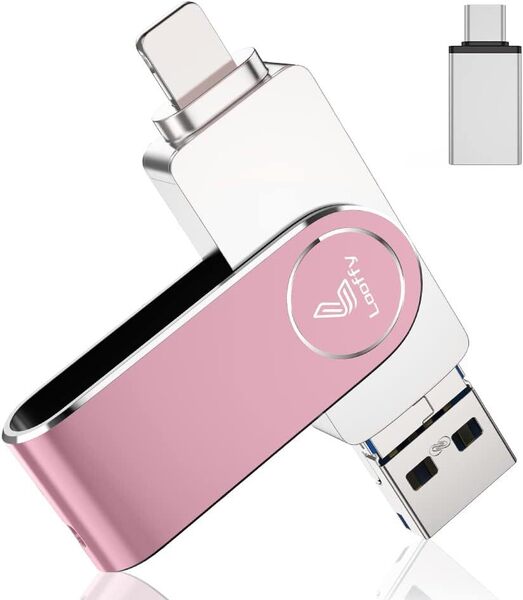 128GB USBメモリ 4in1フラッシュドライブ PC/Andrd/IOS対応