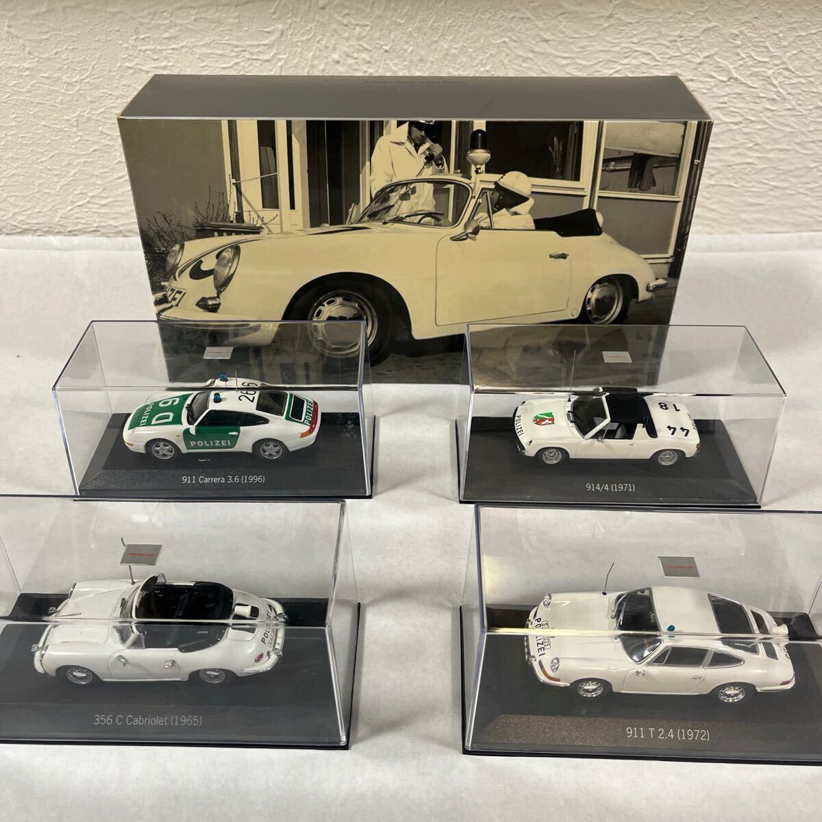 ミニチャンプス ポルシェ 356c クーペ & カブリオ 二台セット 1