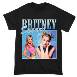 新品 ブリトニー Britney スピアーズ Tシャツ XLサイズ ブラック黒