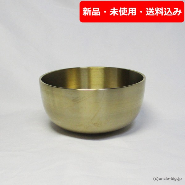 【限定数特価】仏具 りん 真鍮製 3.5寸 日本製 箱なし