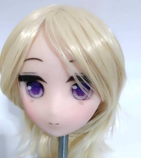 アニメ レア 2次元仕様 リアルドール リアルメイク カスタムドール リアルドールヘッド ウイッグ付 シリコンヘッド シリコンドール