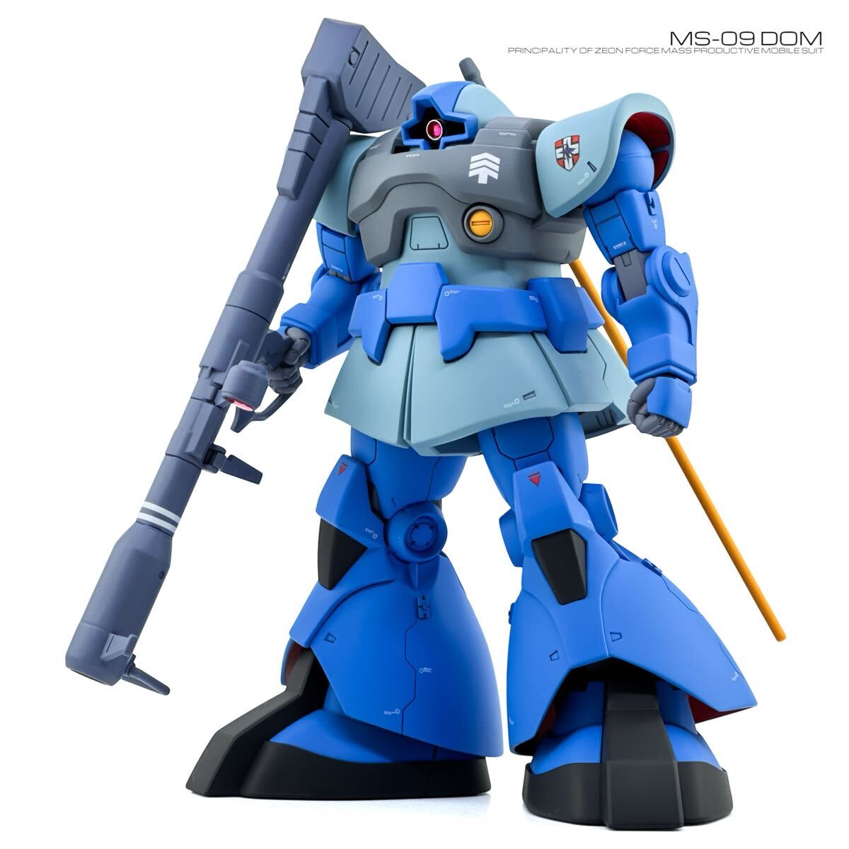 HG 1/144 MS-09 ドム (ランバ・ラル機) 改修塗装済 完成品 HG 1/144 MS-09 ドム (ランバ・ラル機) 改修塗装済 完成品