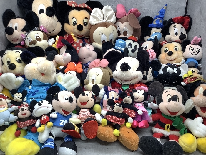 Disney - 【2体セット】ミッキーとミニーのぬいぐるみ◇昭和