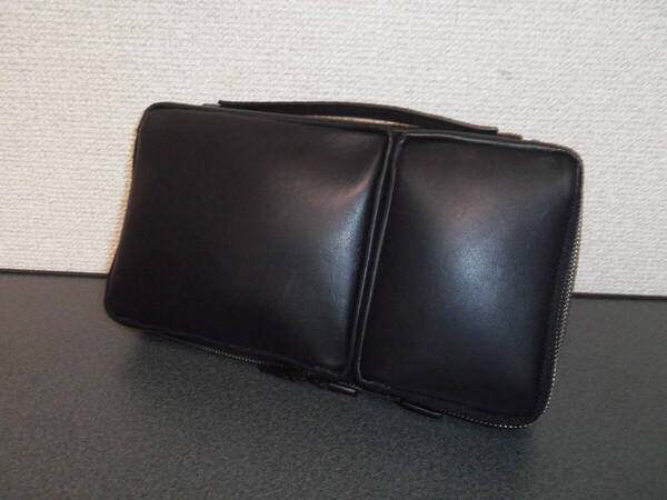 吉田カバン ポーター モジュール マルチオーガナイザー トラベルポーチ 黒 レザー クラッチバッグ BLK PORTER MODULE MULTI ORGANIZER