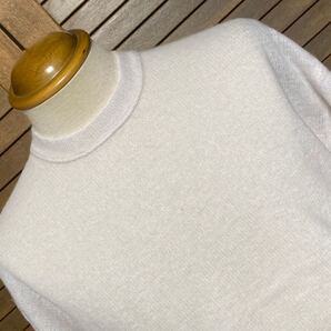 新品 サイドスロープ(日) カシミア100% クルーネックニット【2】薄いピンク 日本製 定価3.7万円