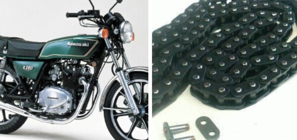 ■送料込み■Z250FT カムチェーン カシメ式 カワサキ エンジン