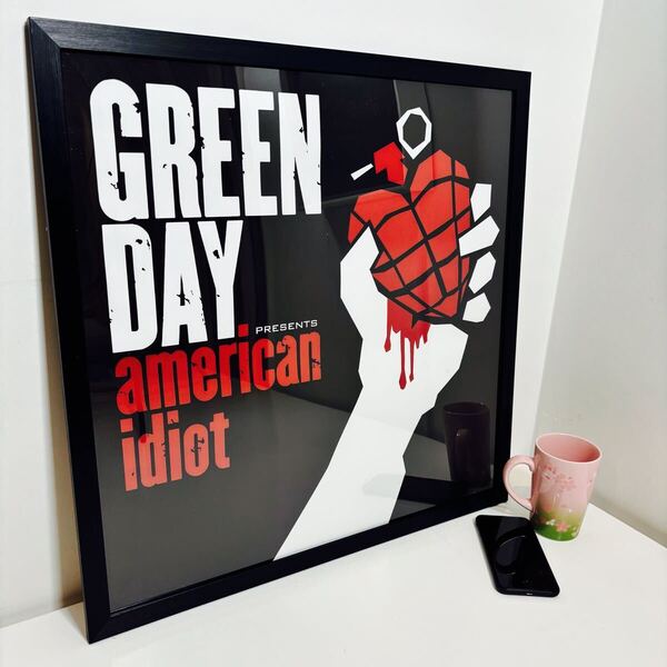 【50cm×50cmポスター】 Green Day American Idiot