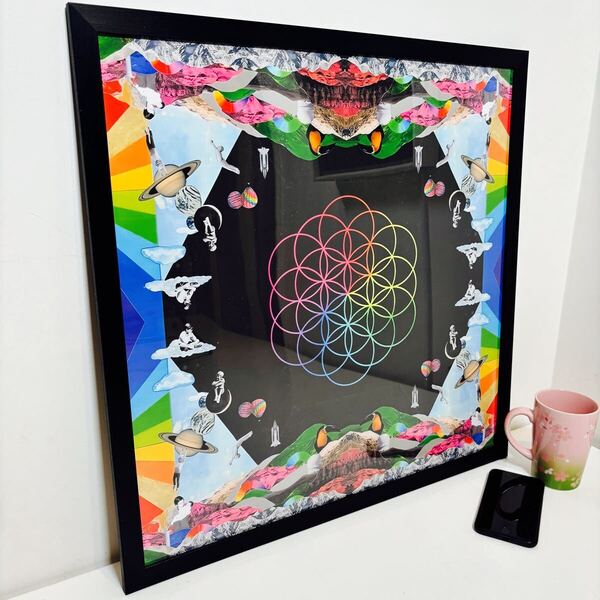 50×50cmポスター coldplay Head Full of Dream