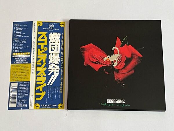 蠍団爆発!! スコーピオンズ・ライヴ 限定盤 紙ジャケット CD