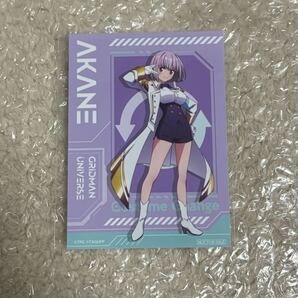 グリッドマンユニバース TSUTAYA 特典 ノベルティブロマイド 新条アカネ