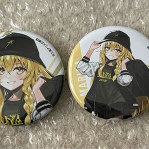 霧雨魔理沙 東方Project 缶バッジ 2種 現代風ファッション
