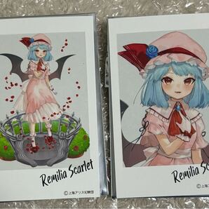 東方Project チェキ フォト風カード ごとー レミリア スカーレット 2種