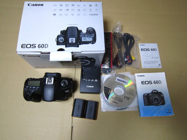 Canon EOS 60D 標準レンズ バッテリー付 ジャンク品 Yahoo!オークション -「eos 60d ジャンク」(キヤノン) (デジタル