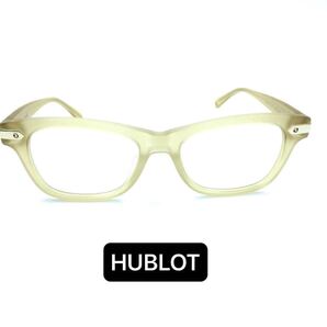 HUBLOT ウブロ メガネフレーム H029O.005.120 イエロー 伊達メガネ 日本製 アイウェア