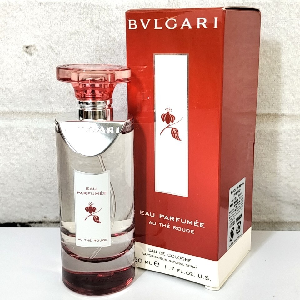 【未使用未開封】ブルガリ Eau Parfumée au Thé Rouge Bulgari Eau Parfumee Au The Rouge 1.7oz Women's Eau de