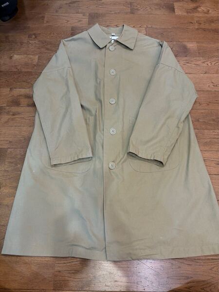 【美品】Yarmo × SOPHNET. DUSTER COAT ヤーモ × ソフネット ステンカラー ロングコート サイズ40 メンズ イギリス製 ソフ soph.