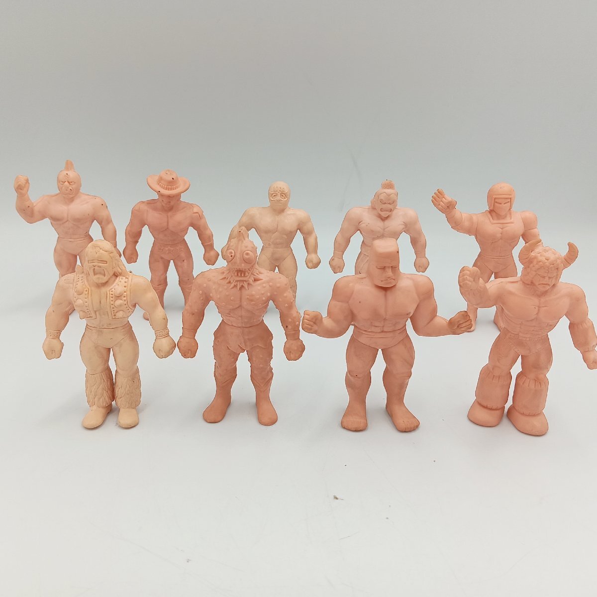キン消し キン肉マンゼブラ ソルジャー ゴム人形 昭和レトロ希少