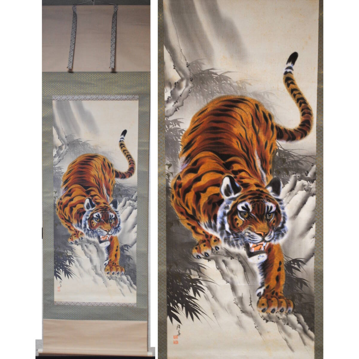 2025年最新】Yahoo!オークション -猛虎 掛軸(日本画)の中古品 2025年最新】Yahoo!オークション -猛虎 掛軸(日本画)の中古品