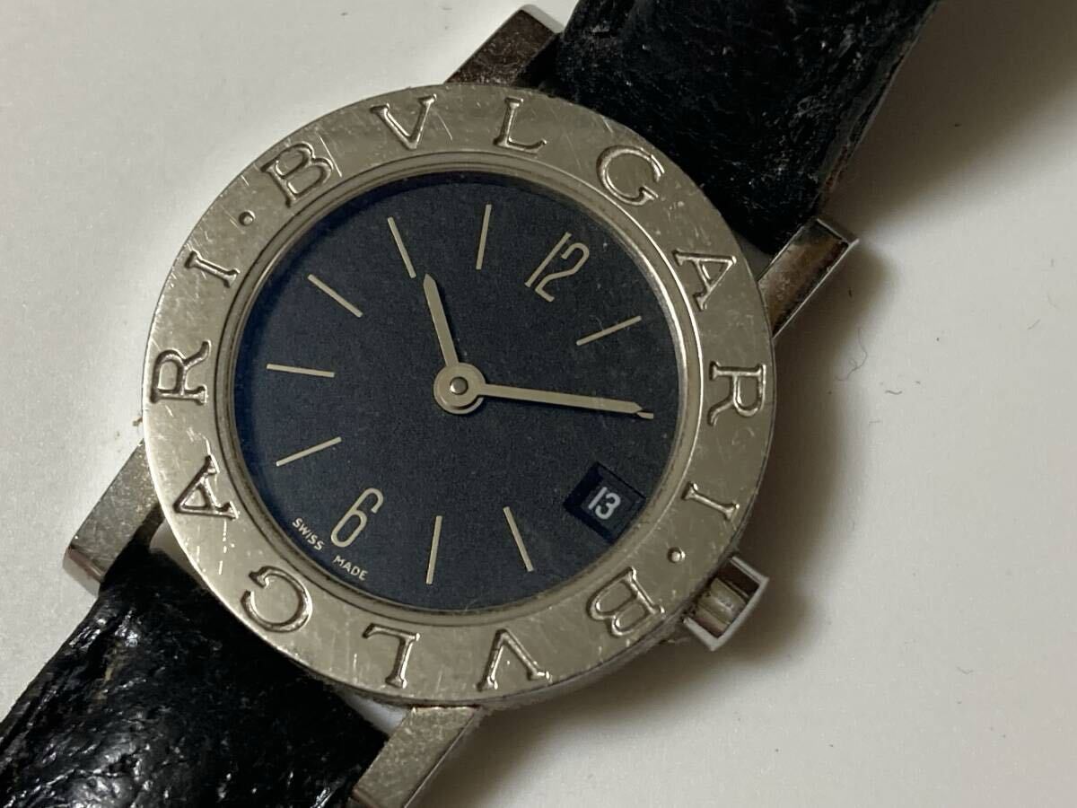BVLGARI ブルガリ ブルガリブルガリ デイト BB23SLD ブラック