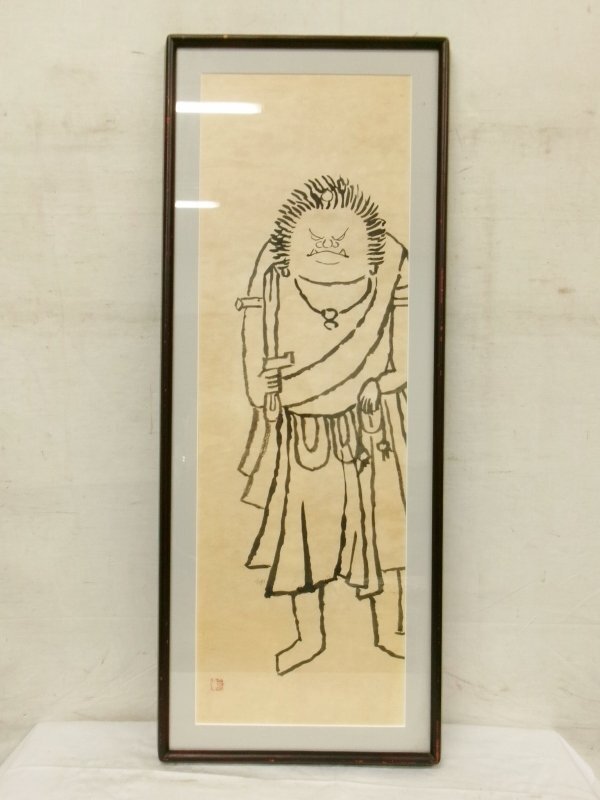 最初の  小島寅雄◎額装版 野仏十二ヵ月◎額縁付属求龍堂 （Yahoo 絵画